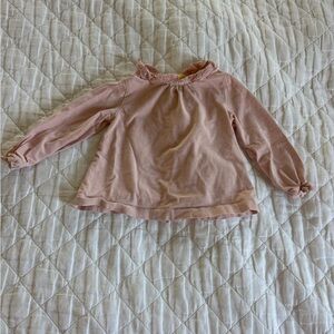 Baby Boden Pink Ruffled Kids Top